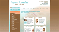 Desktop Screenshot of agelessremediesalpharetta.com